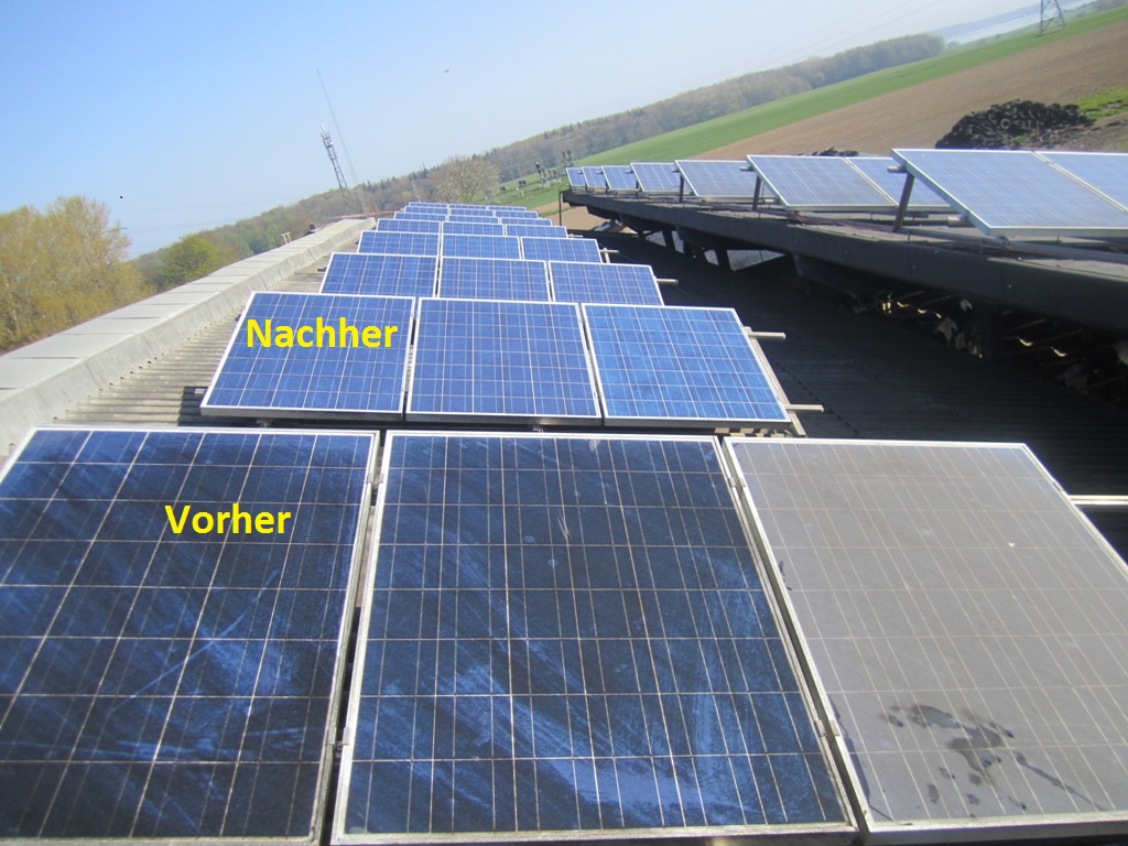 Solarreinigung, photovoltaik Reinigung