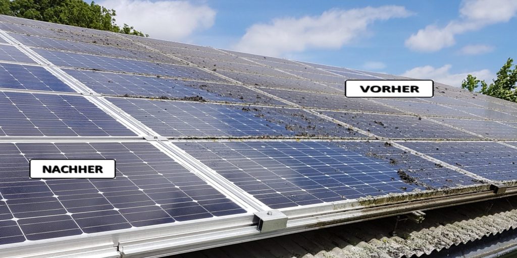 Solarreinigung / Photovoltaikreinigung bundesweit PV-Reinigen